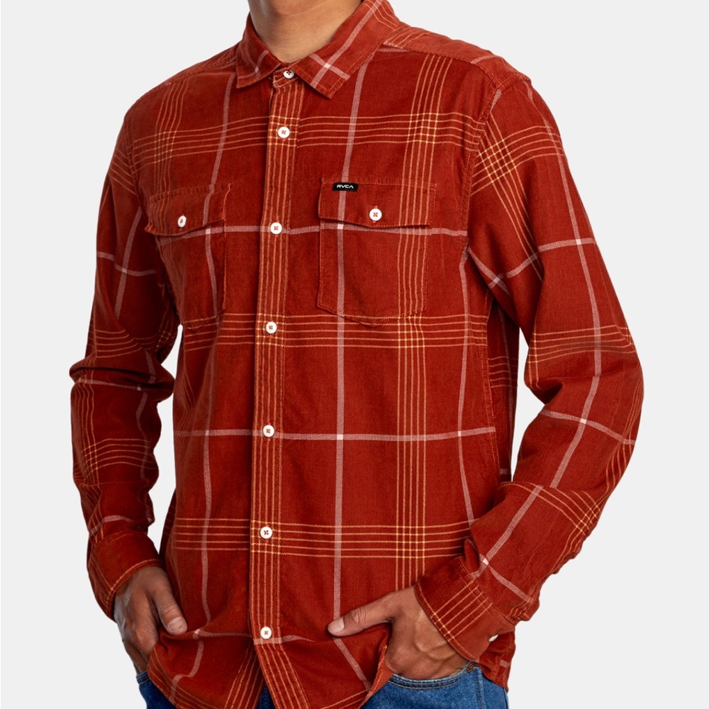 RVCA Blues Walk - Corduroy Shirt for Men